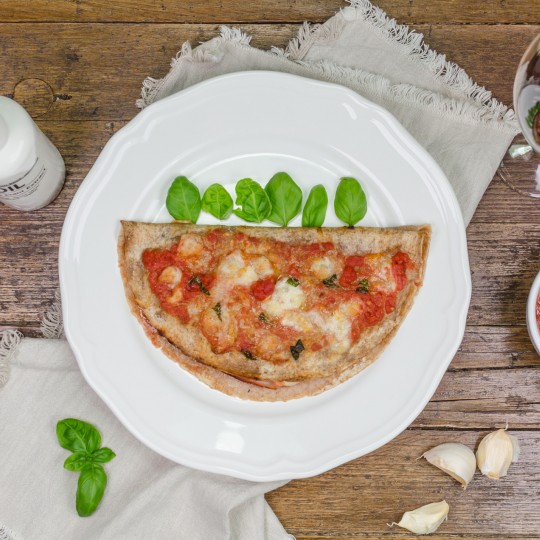 Tortilla pizza calzone recept